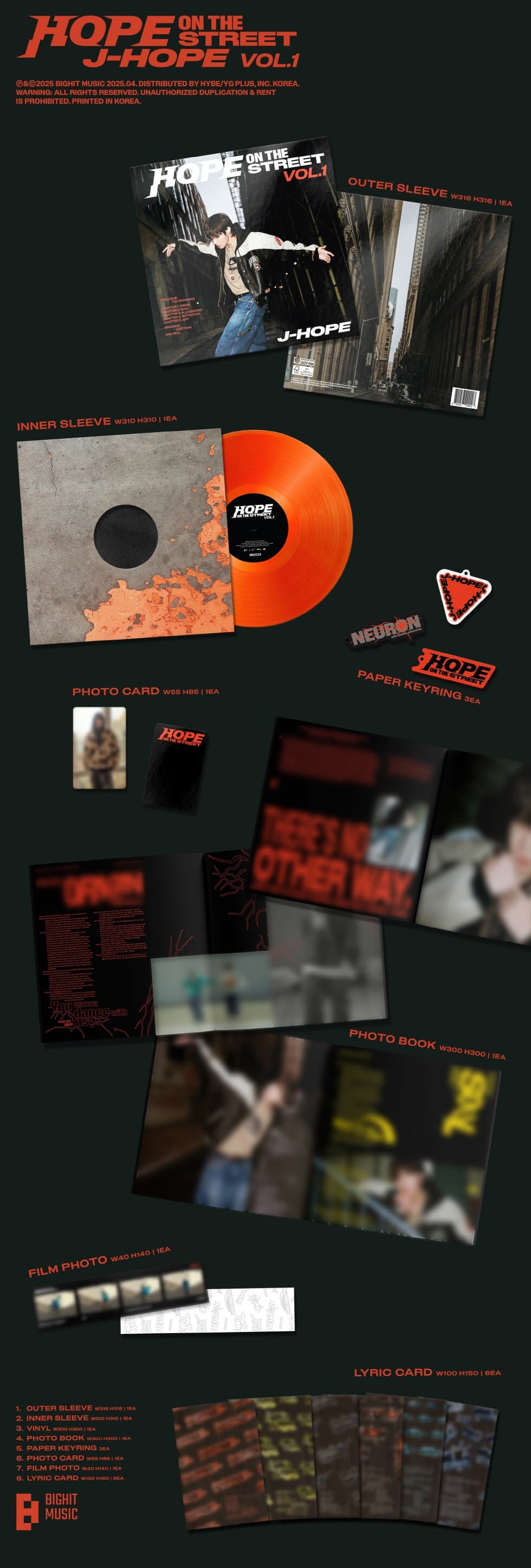 J-Hope - Hope On The Street Vol.1 (LP)