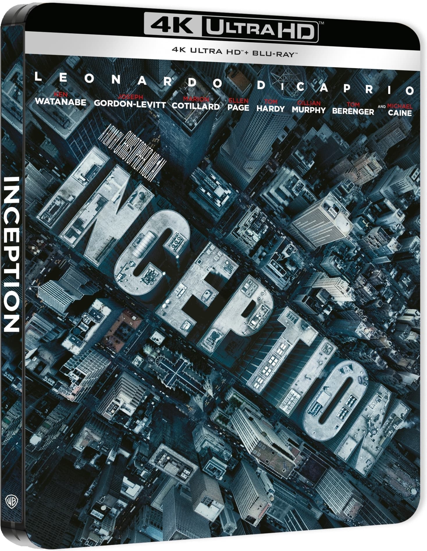 Inception (Steelbook) (4K Ultra Hd + 2 Blu-Ray)