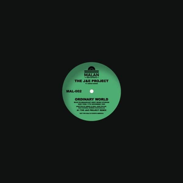 J&e Project Ft: Duran Duran - Ordinary World (green Vinyl)