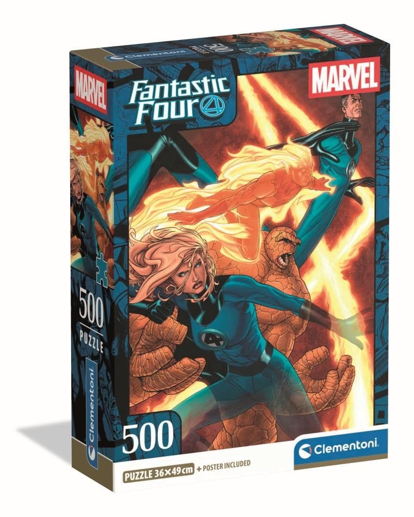 Fantastic 4 HQC (Compact Box 500 stukjes) (Puzzle)