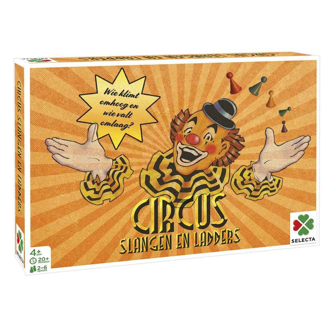 Bordspellen van toen  - Circus & Slangen en Ladders