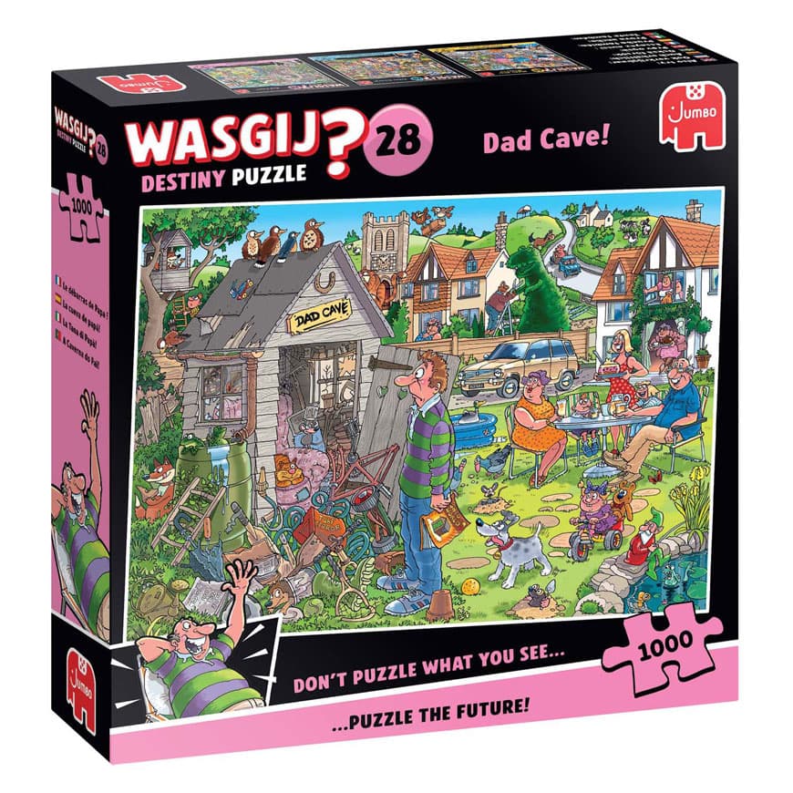 Wasgij Destiny 28 Legpuzzel - De Mancave van Pa, 1000st.