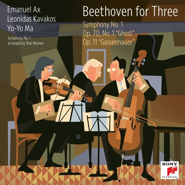 Yo-Yo Ma, Leonidas Kavakos & Emanuel Ax - Beethoven For Three: Symphony No. 1 / Op. 70, No.1 Ghost/ Op.11 Gassenhauer (CD)