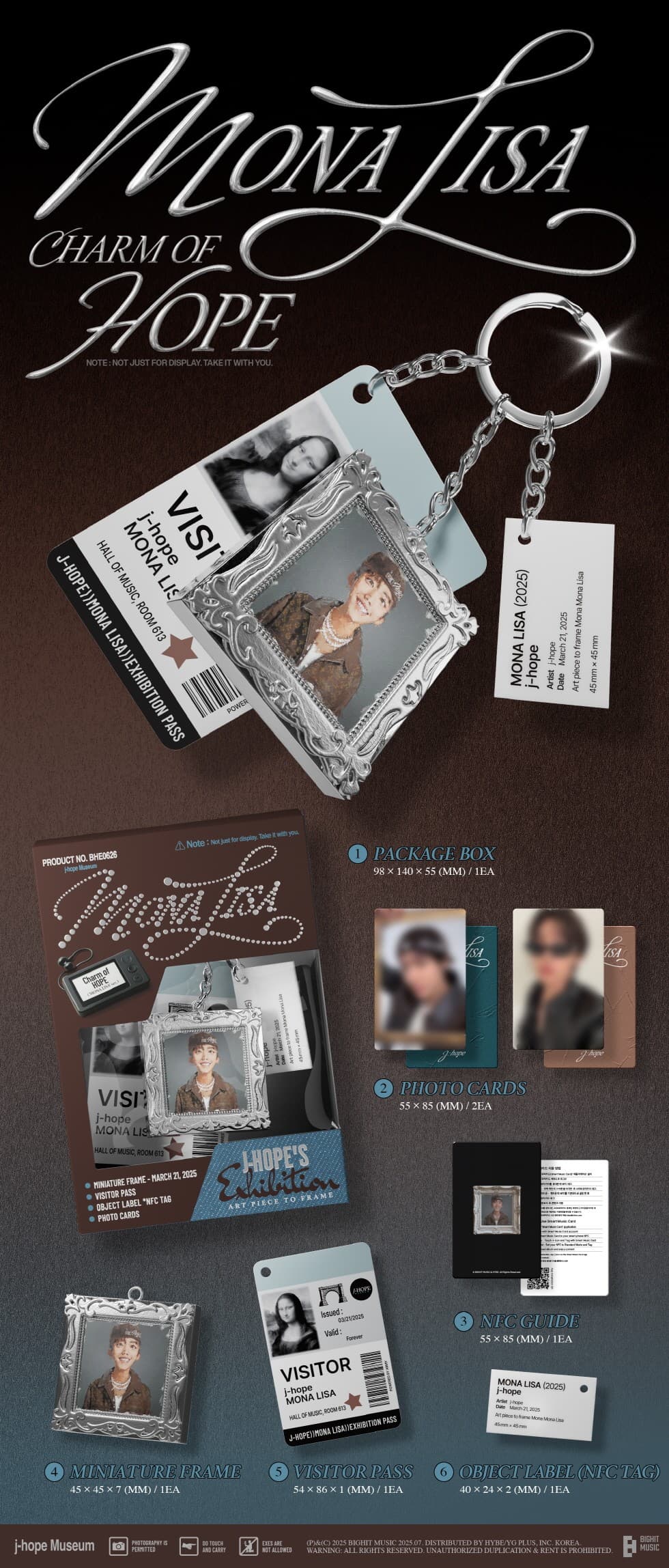 J-Hope - Charm Of Hope (5" CD Single) (Mona Lisa Version | NFC)