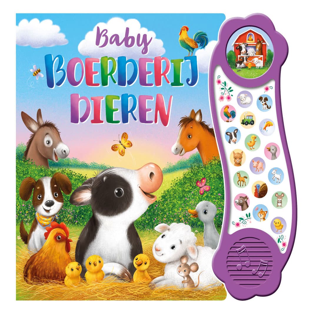 Geluidenboek Baby Boerderijdieren