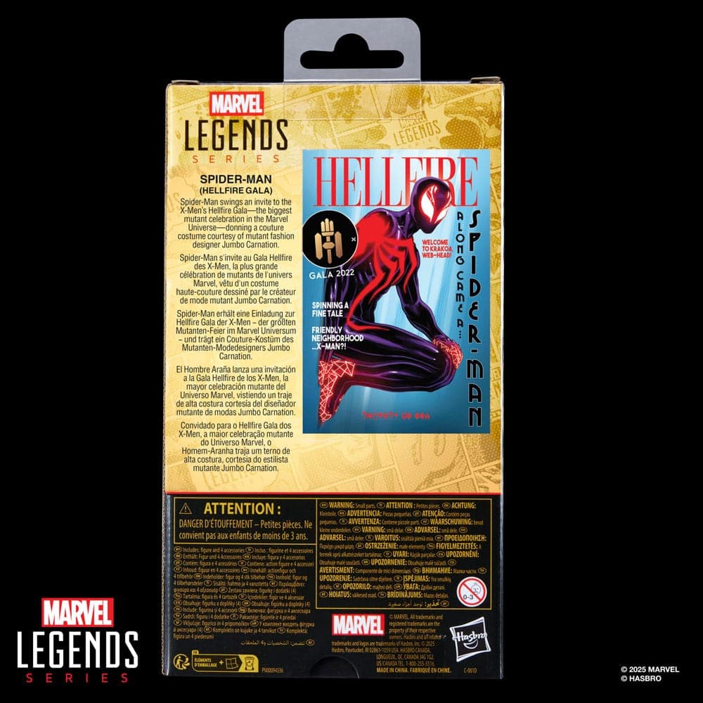 Marvel Legends Series  The Amazing SpiderMan SpiderMan  Hellfire Gala Toys