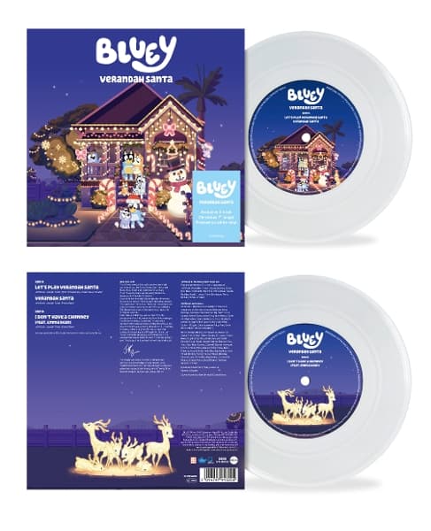 Bluey - Verandah Santa (7" Single) (Coloured Vinyl)