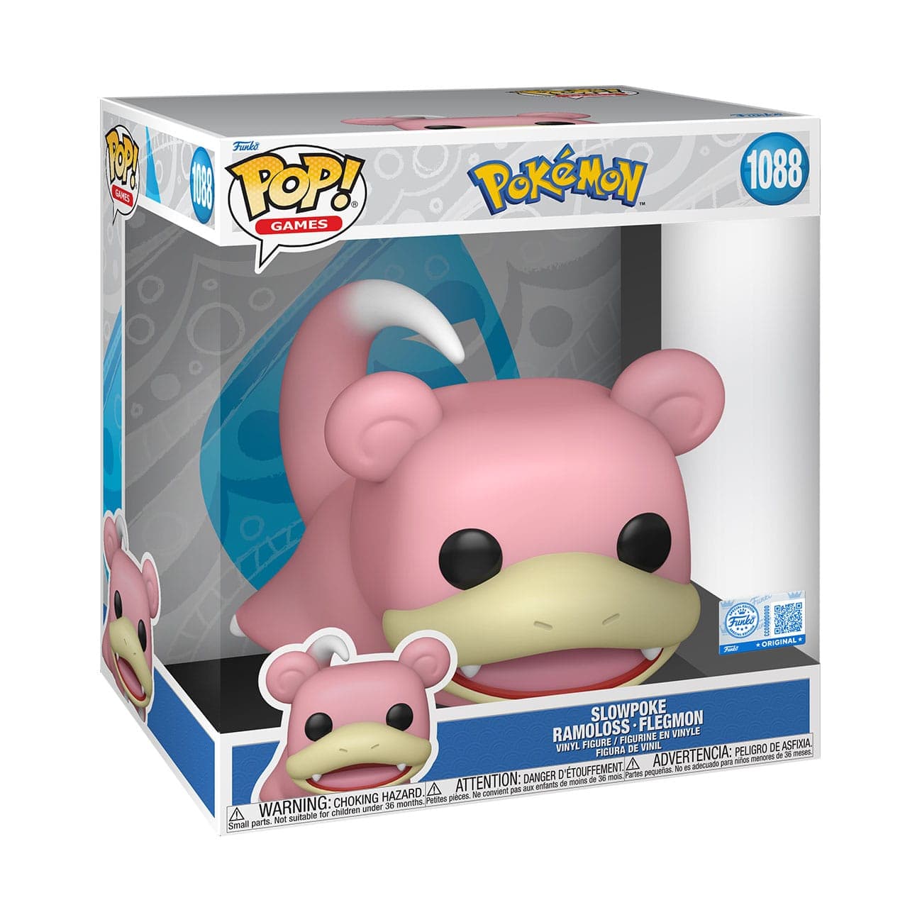 Pokemon: Funko Pop! Jumbo - Slowpoke (Vinyl Figure 1088)