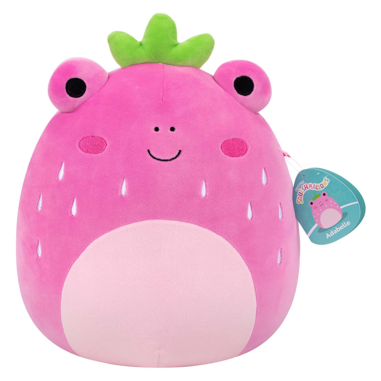 Squishmallows Knuffel Pluche - Adabelle the Pink Strawberry Frog - 30cm
