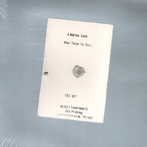A Marble Calm - Blue Turns To Grey (LP) (Coloured Vinyl)