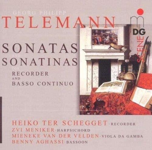 Heiko ter Schegget, Benny Aghassi, Mieneke van der Velden, Zvi Meniker - Telemann: Sonatas And Sonatinas For Recorder And Basso Continuo (SACD)