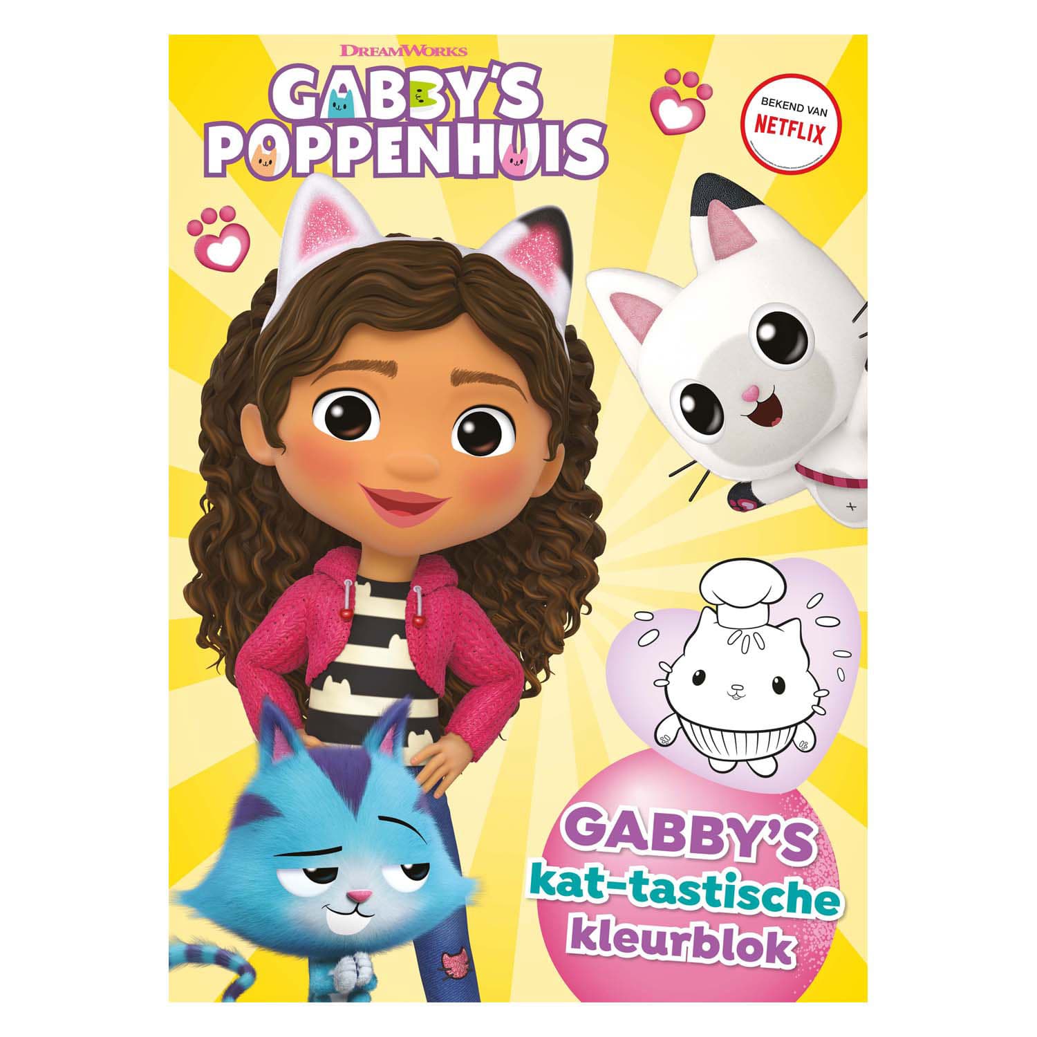 Gabby's kat-tastische kleurblok