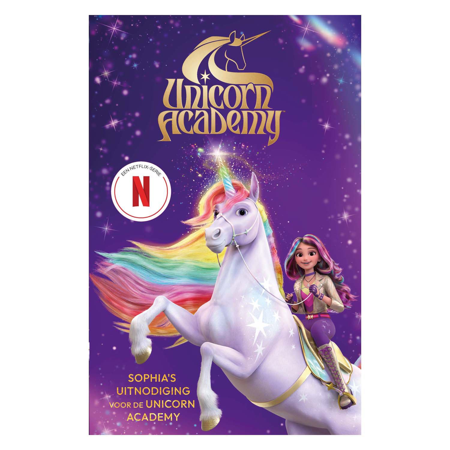 Sophia's uitnodiging voor de Unicorn Academy