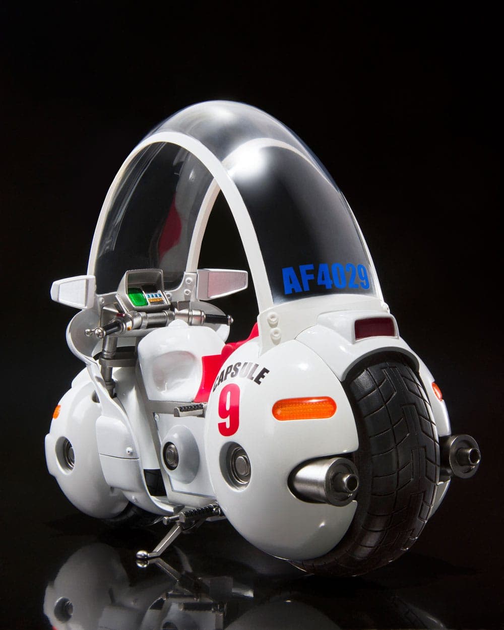 Dragon Ball S.H. Figuarts Vehicle with Figure Bulma\'s Motorcycle Hoipoi Capsule No. 9 17 cm