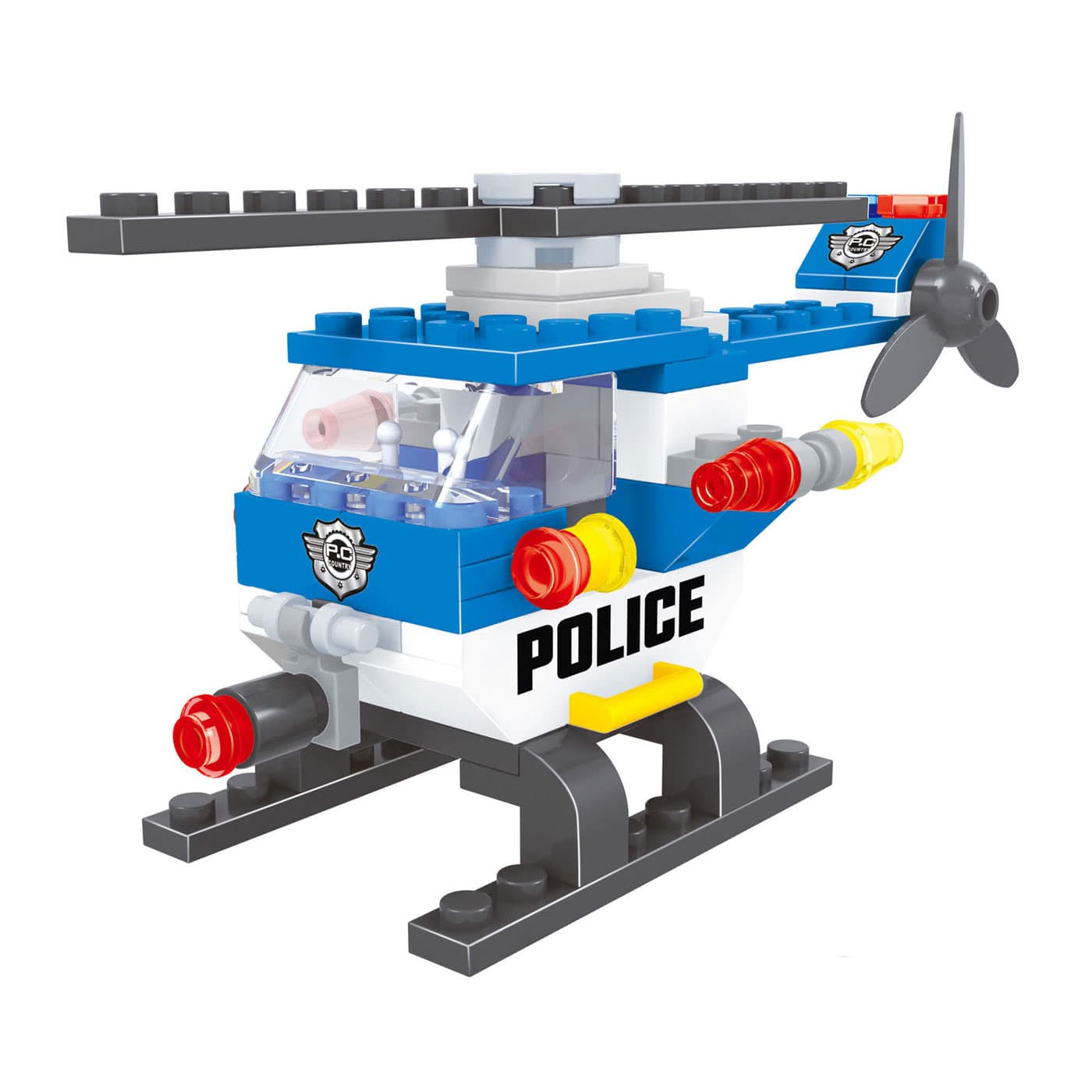 Bouwset Politie Helicopter - 68 dlg.