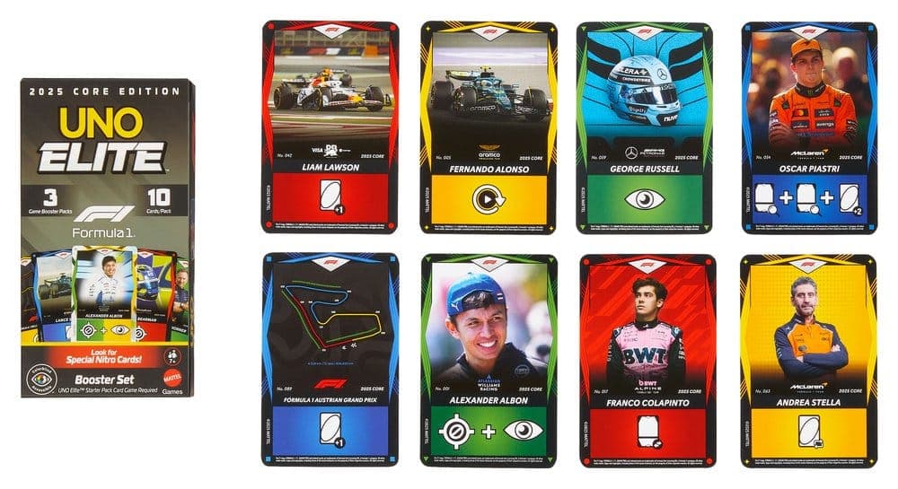 Uno  Elite Formula 1 Booster Set Boardgames