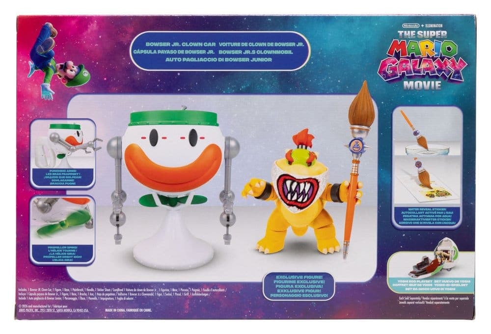 The Super Mario Galaxy Movie  Bowser Jr  Clown Car Toys