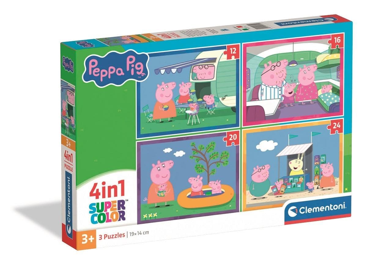 Peppa Pig (4 in 1) (Puzzle)