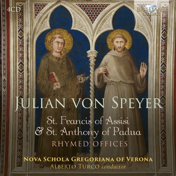 Nova Schola Gregoriana & Gennaro Becchimanzi - Von Speyer: St. Francis Of Assisi & St. Anthony Of Padua, Rhymed Offices (4 CD)