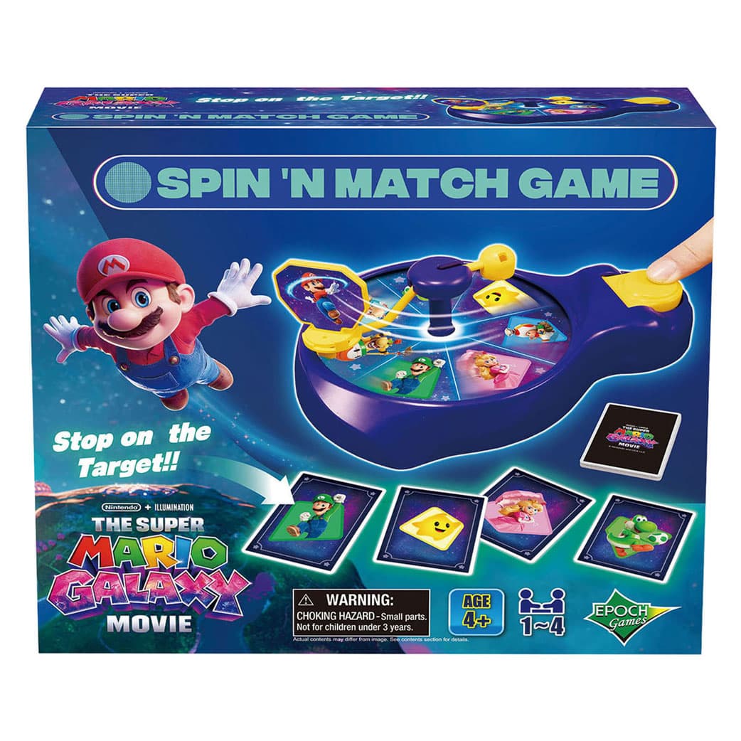 epoch super mario spin n match game toys