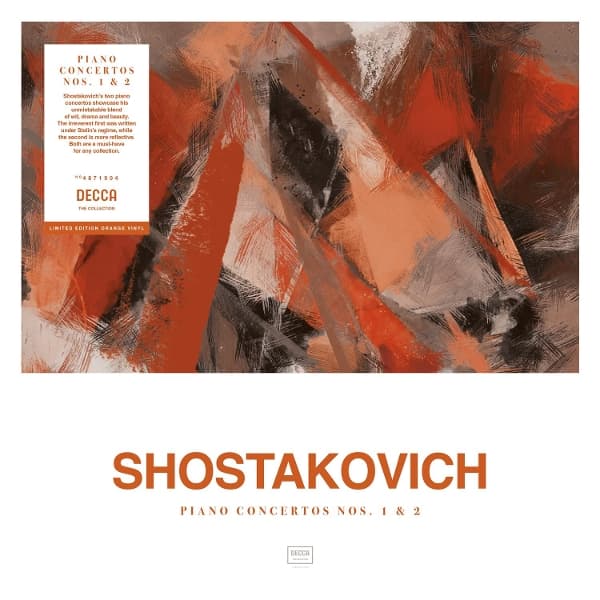 Peter Jablonski, Cristina Ortiz, Royal Philharmonic Orchestra & Vladimir Ashkenazy - Shostakovich: Piano Concertos Nos. 1 & 2 (LP) (Remastered)