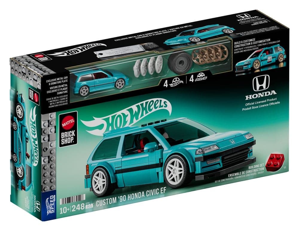 Hot Wheels: Mattel - Brick Shop Hw Honda Civic Ef Custom \'90