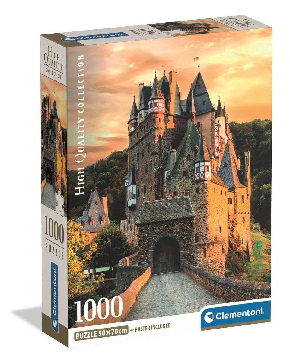 Golden Hour At Eltz Castle HQC (Compact Box 1000 stukjes) (Puzzle)