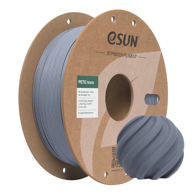 eSUN - PETG-Matte Dark Grey (1.75mm - 1kg)