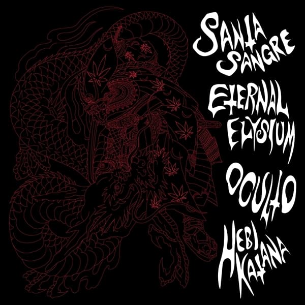 Santa Sange, Eternal Elysium, Oculto & Hebi Katana - Split (LP) (Coloured Vinyl)