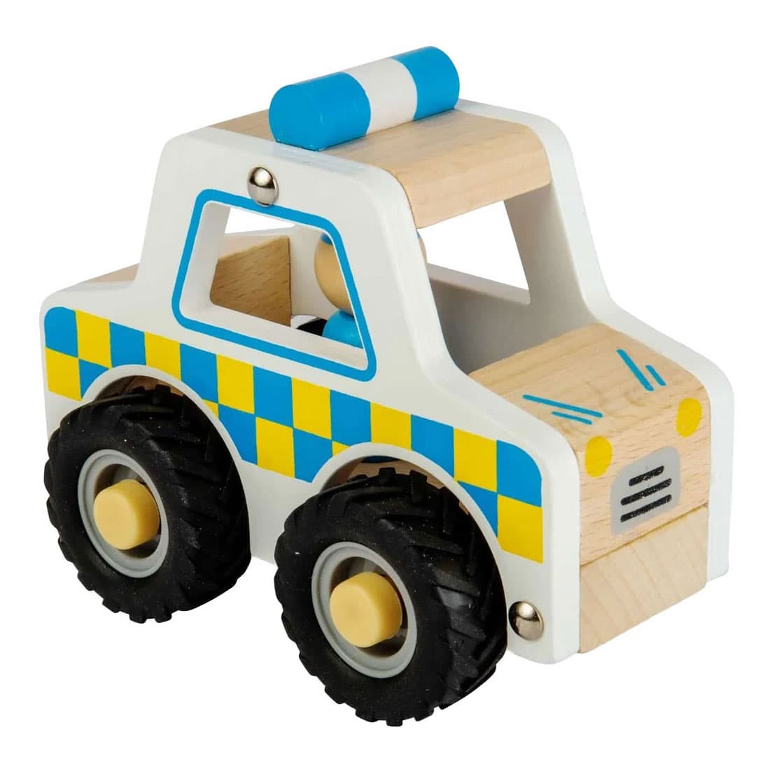 Bigjigs Houten Politie Auto
