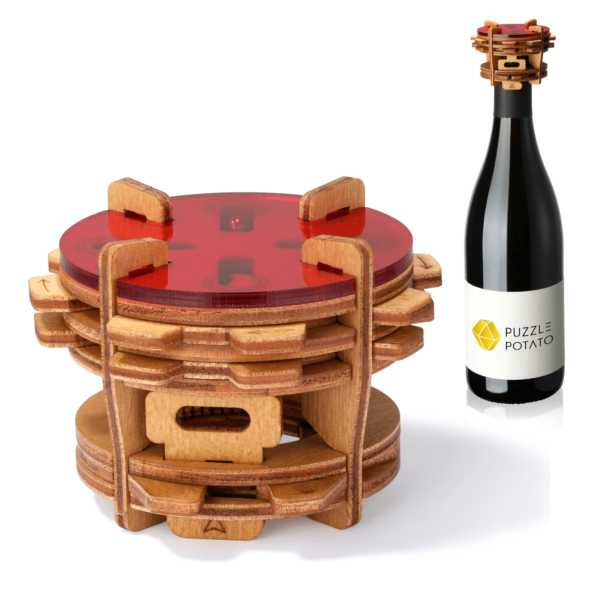 Puzzle Potato - Topsy-Turvy | Wine Bottle Puzzle