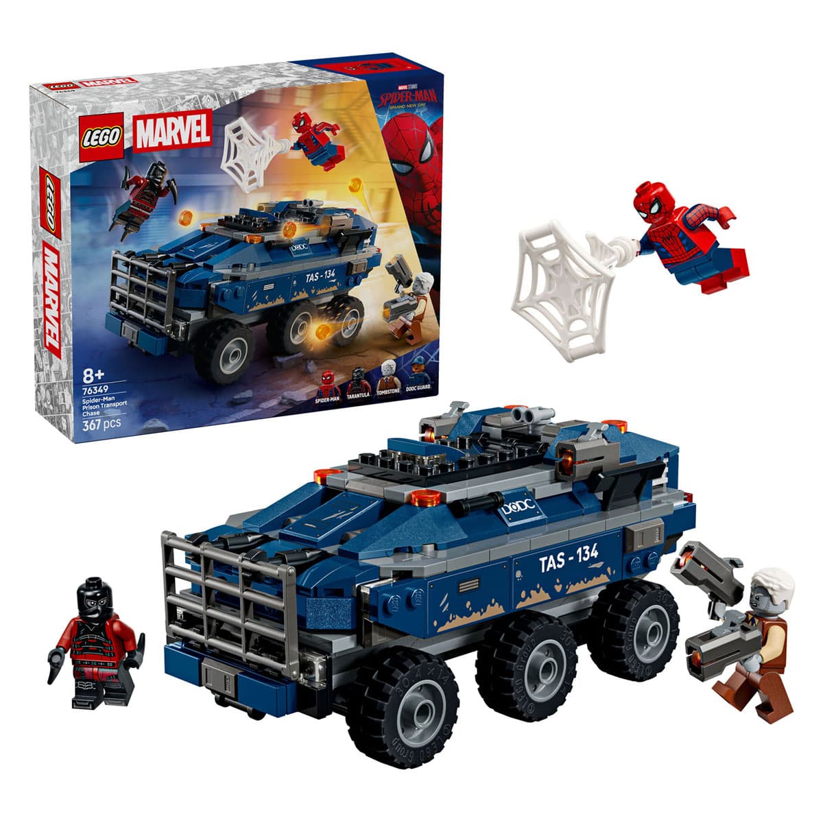 LEGO Marvel 76349 Spiderman Achtervolging van Gevangenistransport