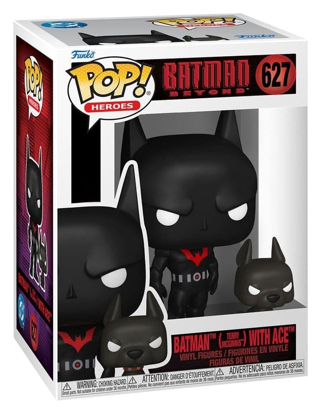 Dc Comics: Funko Pop! Pop & Buddy - Batman Beyond - Return Of The Joker - Batman With Ace (Vinyl Figure 627)