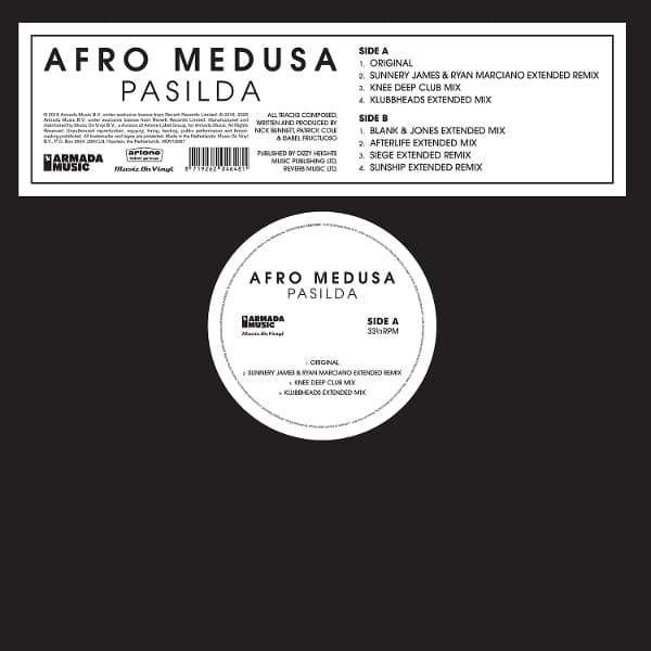 Afro Medusa - Pasilda (12" Single)