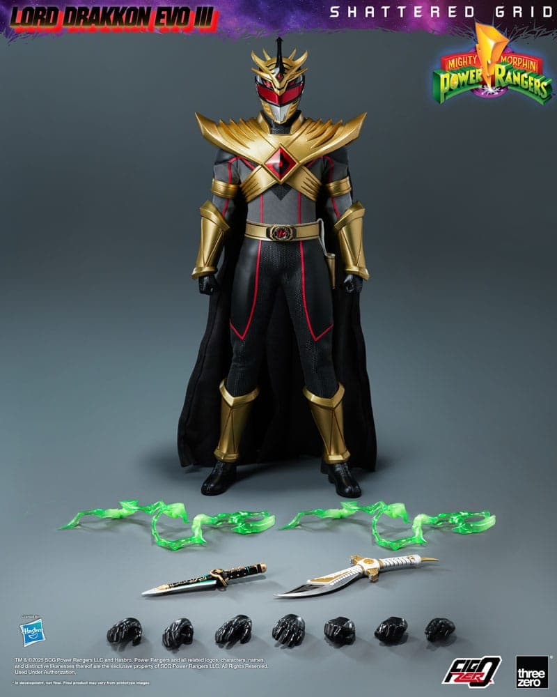 Power Rangers Lord Drakkon Evo III FigZero 1:6 Scale Figure