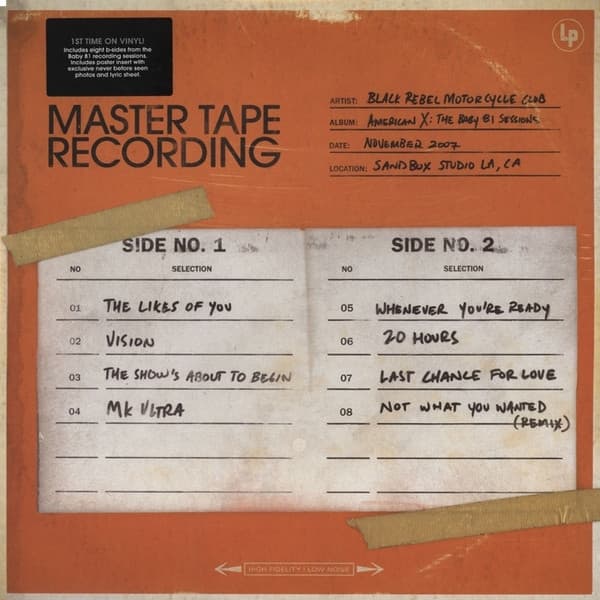 Black Rebel Motorcycle Club - American X: Baby 81 Sessions (LP)