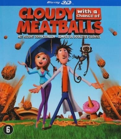 Het Regent Gehaktballen (Cloudy With A Chance Of Meatballs) (Blu-ray) (3D Blu-ray)