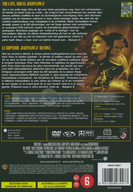 Babylon 5 - Seizoen 5 (DVD)