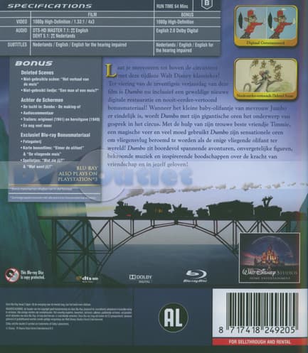 Dumbo (Blu-ray) (Special Edition)