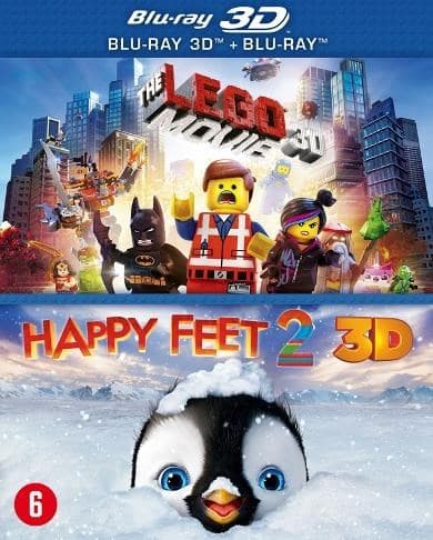 Lego Movie /Happy Feet 2  (Blu-ray) (3D Blu-ray)