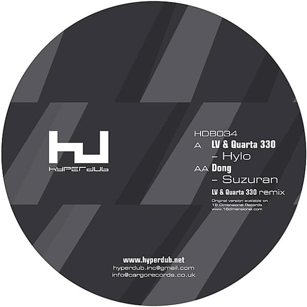 Quarta 330 & L.V. - Hylo / Suzuran (LV & Quarta 330 Remix) (12" Single)