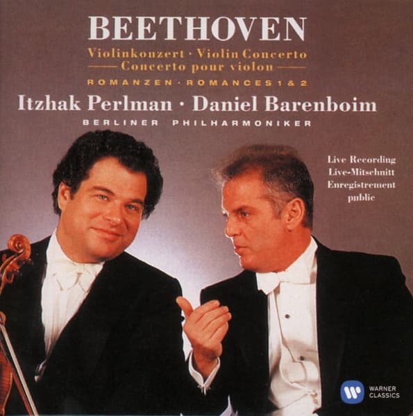 Itzhak Perlman, Daniel Barenboim, Berliner Philharmoniker - Beethoven: Violin Concerto | Romances 1 & 2 (CD)