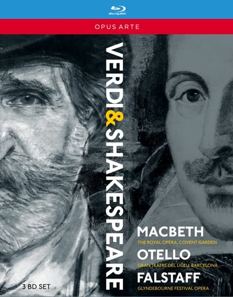 The Royal Opera, Glyndebourne Festival Opera, Gran Teatre Del Liceu - Verdi & Shakespeare (3 Blu-ray)