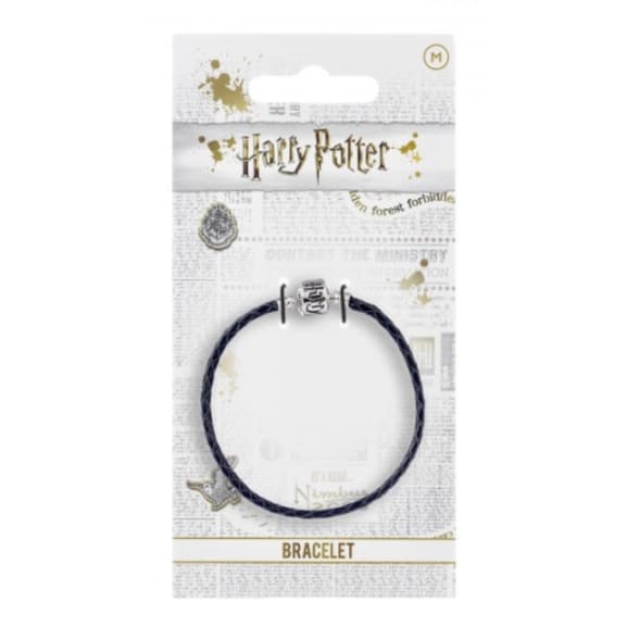 Harry Potter - Black Leather Charm Bracelet - 20cm
