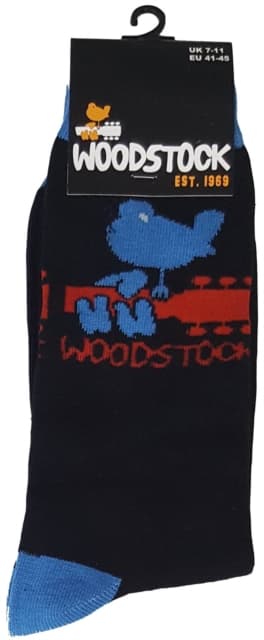 Woodstock - Logo Black Sock Uk Size 7-11 (euro Sizes Approx Size 40-45) (Apparel General)