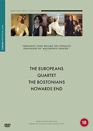 Merchant Ivory Boxset (quartet / Howards End / The Bostonians / The Europeans) (Import)