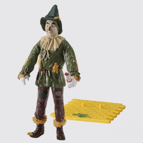 The Wizard Of Oz - The Wizard Of Oz Scarecrow Bendyfig Figurine (with His Diploma) (Merchandise Collectible)