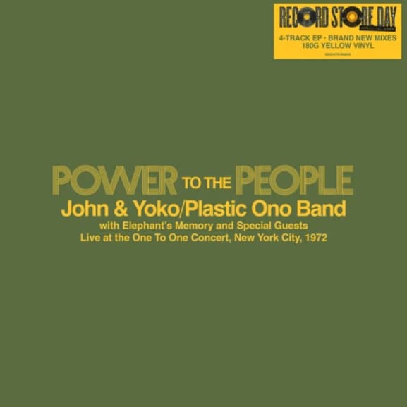 Power To The People - Live At The One To One Concert New York City 1972 (Rsd 25)