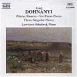 Lawrence Schubert - Dohnányi: Winter Dances | Six Piano Pieces | Three Singular Pieces (CD)