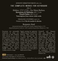Benjamin Alard - J.S. Bach: The Complete Works For Keyboard 8: Köthen 1717-1723 | For Maria Barbara (3 CD)